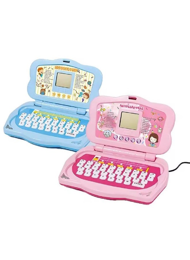 كونكسينج لعاب تعليمية على جهاز كمبيوتر محمول، لون وردي - Image 3